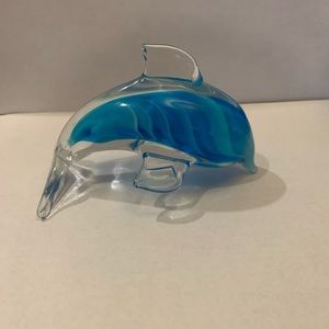 Glass Dolphin figurine